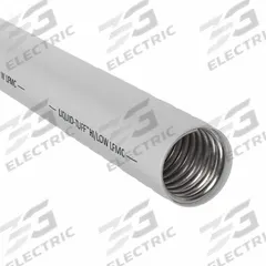 Liquid-Tight Flex Metal Conduit: 2 in Trade Size, Gray, 5 in Bend Radius, 50 ft Nominal Lg, 6900 (MPN 6907-24-00). Key specifications — Conduit Color: Gray; Brand: AFC; Series: 6900.