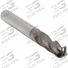 APPROVED VENDOR Ball End Mill: Carbide, TiCN Coated, 4 Flute, 9/32" Mill Dia, 3/4" LOC, 2-1/2" OAL (MPN 223-001067)