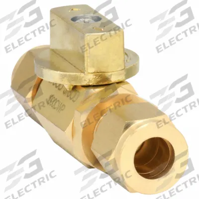 APPROVED VENDOR Manual Two-Way Ball Valve: 3/8 in, Brass, Straight, Sweat x Sweat, Two-Piece - Mini Brass Ball Valves