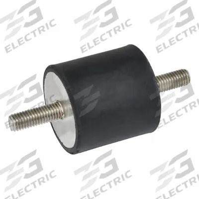 JW WINCO Vibration-Isolating Mount: Cylindrical, Natural Rubber, Male x Male Style - Male x Male Vibration-Isolating Mounts