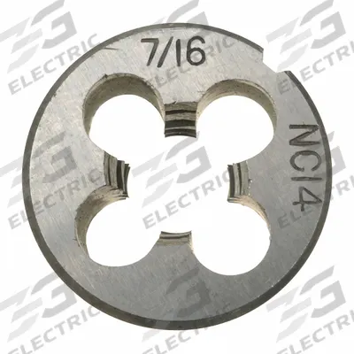 WESTWARD Alloy Steel Die 1" Width, 7/16-14 UNC: CCT1060-109, Die - Pneumatics