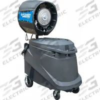 POWER BREEZER Portable Misting Cooler: 65,600 BtuH Cooling Capacity, 70 sq ft to 3,848 sq ft (MPN PB4MAX). Key specifications — Voltage: 110V AC; Brand: POWER BREEZER.