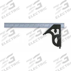STARRETT Combination Square: SAE, Steel, Brushed, 12 in Blade Lg, 1/64 in Graduations (MPN 11H-12-4R). Key specifications — attr1182179: Square; attr1182186: 1/64 in; attr1182189: Brushed; attr1182159: STARRETT; attr1182169: Cast Iron.