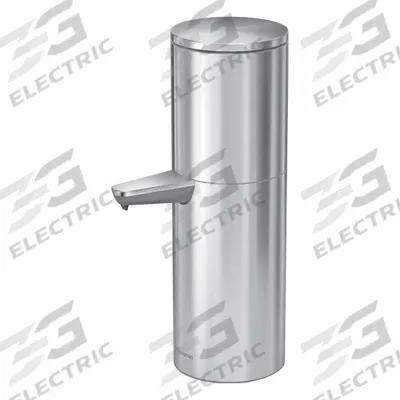SIMPLEHUMAN Toiletry Dispenser: 11 3/4 in Ht, 3 7/8 in Wd, 6 1/2 in Dp - Wall-Mount Dispensers