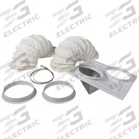 KWIKOOL Duct Kit: Duct Kit, Portable Air Conditioner, Iceberg (MPN CK-12). Key specifications — Compatible Manufacturer Model Number: KIB1411-2; Product Type: Duct Kit; Manufacturer Part Number: CK-12; Brand: KWIKOOL.