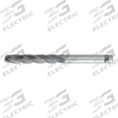 OSG Ball End Mill: Carbide, 4 Flute, 20 mm Mill Dia, 76 mm LOC, 153 mm OAL (MPN 484-7874-BN) - General Purpose Carbide Ball End Mills