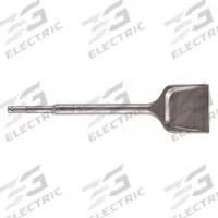 BOSCH Chisel Bit: 2 1/2 in Head Wd, 10 in Overall Lg, 25/64 in Shank Dia (MPN HS1427). Key specifications — attr253714: Chiseling Concrete/Block/Brick; attr277143: BOSCH.