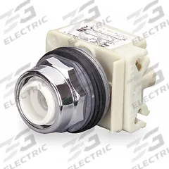 SCHNEIDER Flush Push Button: 30 mm Mounting Size, Metallic, Momentary (MPN 9001K2L). Key specifications — Brand: SCHNEIDER; Action: Momentary; Series: 9001K; Push Button Material Type: Metallic.
