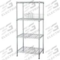 APPROVED VENDOR Wire Shelving Unit: Starter, 48 in x 18 in, 63 in Overall Ht, 4 Shelves, Dry, Silver (MPN 5GPK5). Key specifications — Recommended Environments: Dry; Color: Silver; Finish: Chrome; Material: Steel; Brand: APPROVED VENDOR.