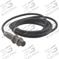 EATON Inductive Cylindrical Proximity Sensor: Non-Terminated Cable, Unshielded, 3 Wires, 10-48V DC (MPN E57P-12UPN8-C2). Key specifications — Brand: EATON; AC Supply Voltage Rating: Not Rated; DC Supply Voltage Rating: 10-48V DC.