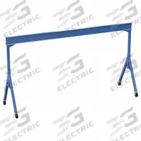 APPROVED VENDOR Fixed Gantry Crane: Fixed Span, Fixed Ht, 4,000 lb Load Capacity, Steel, 11 ft (MPN FHS-4-20). Key specifications — Rotating Legs: No; Brand: APPROVED VENDOR; Height Adjustability: Fixed Height; Mobility Under Load: Stationary.