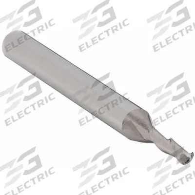 APPROVED VENDOR Ball End Mill: Carbide, 2 Flute, 1/64" Mill Dia, 3/64" LOC, 1-1/2" OAL (MPN 221-001000) - General Purpose Carbide Ball End Mills