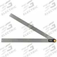 JOHNSON LEVEL Digital Angle Finder: 0°to 360°, Included, 19 in x 1 3/8 in, LCD, Batteries Included (MPN 1888-1900). Key specifications — attr936230: Stainless Steel; attr936215: JOHNSON LEVEL; attr936216: 3V Lithium; attr936219: ±0.3°; attr936223: LCD; attr936853: None; attr938125: Included.