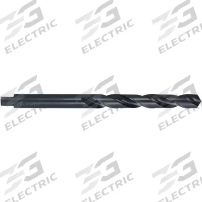 CHICAGO-LATROBE Taper Length Drill Bit: 9/32", 118° Point, Black Oxide HSS - Tang-Shank High-Speed Steel Taper-Length Drill Bits