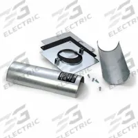 STI Split Sleeve Kit: Round, 1 in Overall Ht, 12 in Overall Lg, 3.5 in Overall Wd, Cable (MPN FSR100). Key specifications — Brand: STI; Shape_Broad: Round; Mounting Plates Included: Two Plates.