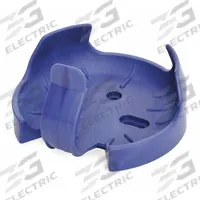 OHAUS Flask Clamp: Flask Clamp, PVC, Rubber Mat, 500 mL (MPN 30400101). Key specifications — Hold Capacity: 500 mL; Brand: OHAUS; Includes: Rubber Mat; Material: PVC; Product Type: Flask Clamp.