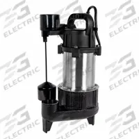 LITTLE GIANT Submersible Sump Pump: 1 hp, 115V AC, 72 gpm Flow Rate @ 10' of Head, 1 1/2 in FNPT (MPN 16EC-SSA-V). Key specifications — Rated Voltage: 115V AC; Brand: LITTLE GIANT; Switch: Piggyback Vertical Float.