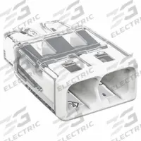 WAGO Push-In Wire Connector: 2773 Series, 2 Port, 20 AWG – 12 AWG Solid Wire Size Range, 32 A, 600 V (MPN 2773-402/K000-0002). Key specifications — Series: 2773; Manufacturer Part Number: 2773-402/K000-0002; Brand: WAGO.