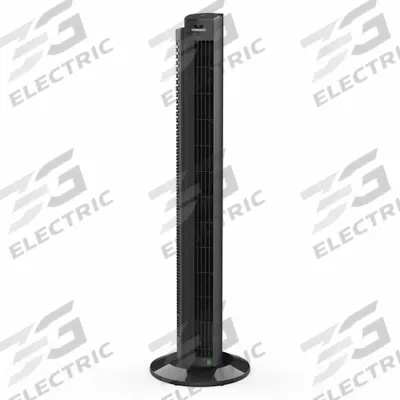 VORNADO Circulating Fan: 42 1/4 in Ht, Variable Speeds, Oscillating, Black, Stationary - Oscillating Tower Fans