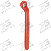 KNIPEX Box End Wrench: Chrome, 7 mm Head Size, 6 in Overall Lg, Offset, 15° Head Offset Angle (MPN 98 01 07). Key specifications — attr309427: Chrome; attr309429: Yes; attr324926: KNIPEX.