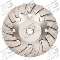 DIAMOND VANTAGE Segment Cup Grinding Wheel: Single Row, 4-1/2" Dia, 5/8"-11 Arbor, 8 Segment, X100 (MPN 45HDDSX1). Key specifications — Series: X100; Brand: DIAMOND VANTAGE.