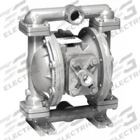 SANDPIPER Double Diaphragm Pump: 316 Stainless Steel Body, 1 in, NPT Connection, 45 gpm, PE Seat (MPN S1FB1S1WANS000.). Key specifications — Brand: SANDPIPER; Seat Material: PE; Check Valve Material: Santoprene.