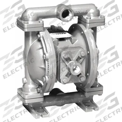SANDPIPER Double Diaphragm Pump: 316 Stainless Steel Body, 1 in, NPT Connection, 45 gpm - Stainless Steel Housing AODD Pumps