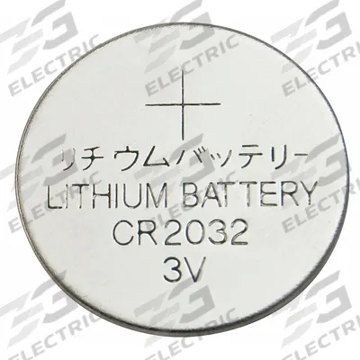 APPROVED VENDOR Coin Cell Battery: 2032 Battery Size, Lithium, 240 mAh Capacity, 3V DC - Disposable Coin & Button Batteries