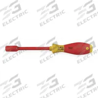 WIHA Solid Round Shank Nut Driver: Straight, Metric, Without Magnetized Tip, Std, 5.5 mm Tip Size (MPN 32212). Key specifications — attr1214485: Round; attr1214505: WIHA.