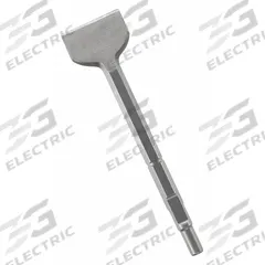 BOSCH Chisel for Spline Tool: 3 in Head Wd, 12 in Overall Lg, 21/32 in Shank Dia (MPN HS1810). Key specifications — attr253714: Surface Material Removal; attr277143: BOSCH.
