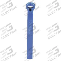 TY-RAP Cable Tie: 14 in Nominal Lg, 4 in Nominal Max. Bundle Dia., 0.18 in Wd, Blue, Std, 100 PK (MPN TY528M-NDT). Key specifications — Outdoor Use: No; Color: Blue; Brand: TY-RAP.