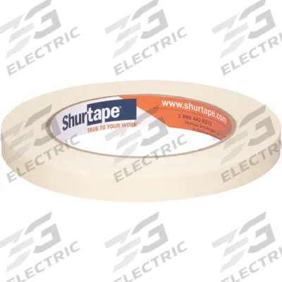 APPROVED VENDOR Masking Tape: CP 106, Tan, 1/2 in Roll Wd, 60 1/8 yd Overall Roll Lg - General Purpose Masking Tape