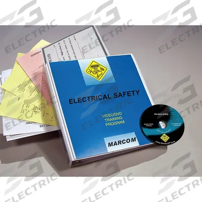 MARCOM Training Kit: Electrical Safety, DVD/Quiz/Scheduling Forms/Training Certificate - Electrical Safety Training