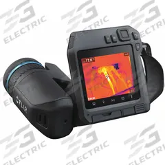 FLIR Infrared Camera: 42° x 32°, SD Card/USB/Wireless, 640 x 480, T500, Digital Display/Sound (MPN FLIR T530-42). Key specifications — Focus Method: Manual; Manufacturer Part Number: FLIR T530-42; Brand: FLIR; Field of View: 42° x 32°; Intrinsic Safety: Not Specified Intrinsically Safe; Lens Angles Included: 42°; Features_Broad: On-Camera Measurement Tools.
