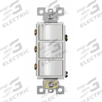 Speed Control: Rocker, SPST, 3 Switches or Dials, 120V AC, 15 A (MPN P3RW). Key specifications — Brand: BROAN; Reversible: Not Reversible; Input Voltage: 120V AC.