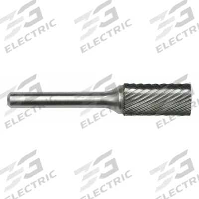CLE-LINE Carbide Bur: Cylinder, SA-1, Single Cut, 1/4" x 5/8" Head - Single-Cut Cylinder Burs