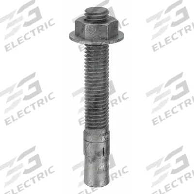 MKT FASTENING Wedge Anchor: 3 3/4 in Overall Lg, 1/2 in Dia, 1/2"-13 Thread Size, Steel - Steel Wedge Anchors