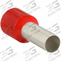 PANDUIT Wire Ferrule: 8 AWG Max Wire Size, Holds 1 Wire, Red, Polypropylene, 0.2 in Ferrule Dia (MPN FSD83-12-C). Key specifications — Brand: PANDUIT.