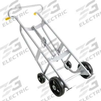 Dayton Drum Hand Truck: For 30 gal_55 gal_85 gal Cntnr Cap - Ergonomic Tilt-Back Corrosion-Resistant Aluminum-Frame Drum Hand Trucks
