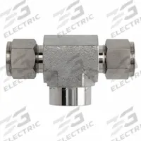 BRENNAN INDUSTRIES Single Ferrule Instrumentation Fittings: Compression x Compression x FNPT (MPN NS2602-04-04-04-SS). Key specifications — Series: NS2602; Compatible Fitting Brands: Parker CPI; Brand: BRENNAN INDUSTRIES.