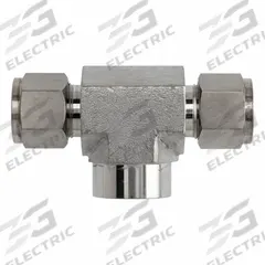 BRENNAN INDUSTRIES Single Ferrule Instrumentation Fittings: Compression x Compression x FNPT (MPN NS2602-04-04-04-SS). Key specifications — Series: NS2602; Compatible Fitting Brands: Parker CPI; Brand: BRENNAN INDUSTRIES.