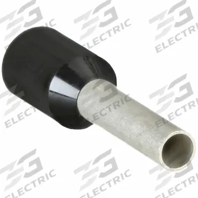PANDUIT Wire Ferrule: 16 AWG Max Wire Size, Holds 1 Wire, Black, Polypropylene - Insulated Ferrules