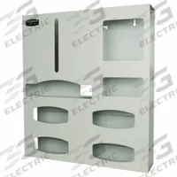 BOWMAN DISPENSERS Protection System: 22 3/4 in Overall Wd, 4 9/16 in Overall Dp, 7 Compartments (MPN PS012-0512). Key specifications — Material: Aluminum; Color: Brown; Brand: BOWMAN DISPENSERS; Product Type: Protection System; Compatible Dispensing Product: Overalls.