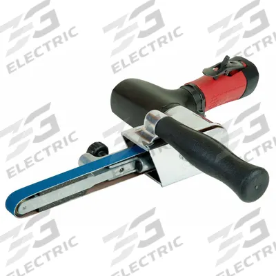 CHICAGO PNEUMATIC Air Belt Sander: 1/2 in Belt Wd, 18 in Belt Lg, Pivoting Arm, Light Duty - Belt Sanders