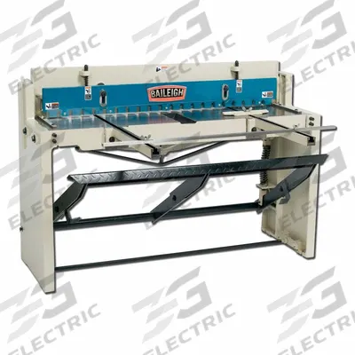 BAILEIGH INDUSTRIAL Shear: Manual, Foot Pedal, 3/50 in Max. Cut Wd - Foot Pedal Machining Shears