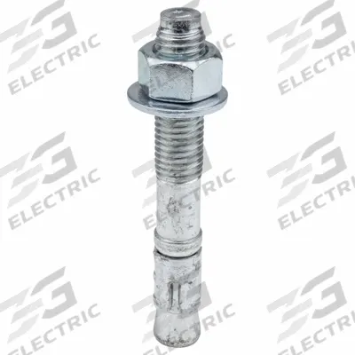 RED HEAD Wedge Anchor: 5 1/2 in Overall Lg, 3/4 in Dia, 3/4"-10 Thread Size, Stainless Steel - 18-8 Stainless Steel Wedge Anchors
