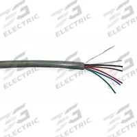 CAROL Power Limited and Communication Cable: 1,000 ft Cable Lg, 7 Strands, 22 AWG, Plenum, PVC, PVC (MPN E3006S.30.86). Key specifications — Application: Alarm Systems; Fire Rating: Plenum; Insulation Material: PVC; Jacket Material: PVC; Manufacturer Part Number: E3006S.30.86; Product Type: Unrated Communication Cable; Brand: CAROL; Conductor Gauge: 22 AWG.