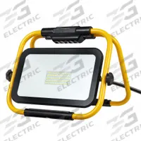 APPROVED VENDOR Floor Stand Job Site Light: 13,000 lm Max Brightness, LED, 1, 1 Brightness Levels (MPN 820DD0). Key specifications — attr562627: Yellow; attr562654: LED; attr562671: 120V AC; attr562613: APPROVED VENDOR; attr873195: 1.