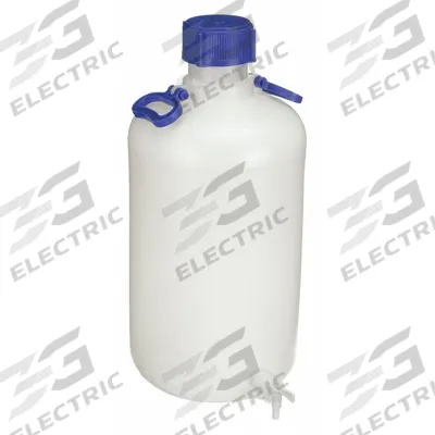 APPROVED VENDOR Carboy: 50 L, 13.2 gal, HDPE, 350 mm Body Dia, Spigot, 2 Handles - Swing-Handle Round Carboys & Jugs with Spigots