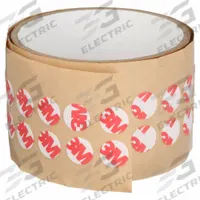 3M Film Tape: Disc, 1 1/2 in Pre-Cut Dia, 8.3 mil Thick, Acrylic, Polyester Film, Transparent (MPN 3M GPT-020). Key specifications — Series: GPT-020; Backing Material: Polyester Film.